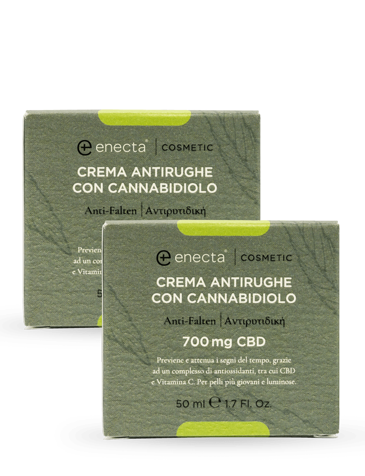 2 pack | Crema antirughe con CBD | 50ml - Enecta.it