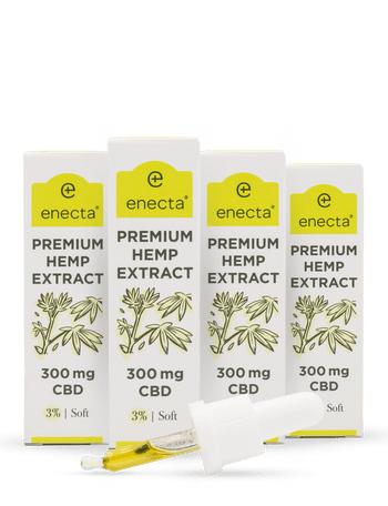 4 pack | Olio di CBD Premium 3% | 10 ml - Enecta.it