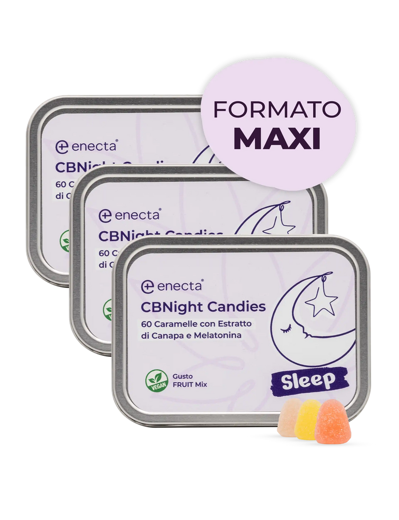 3 Pack | Caramelle CBNight per dormire | 120 gr