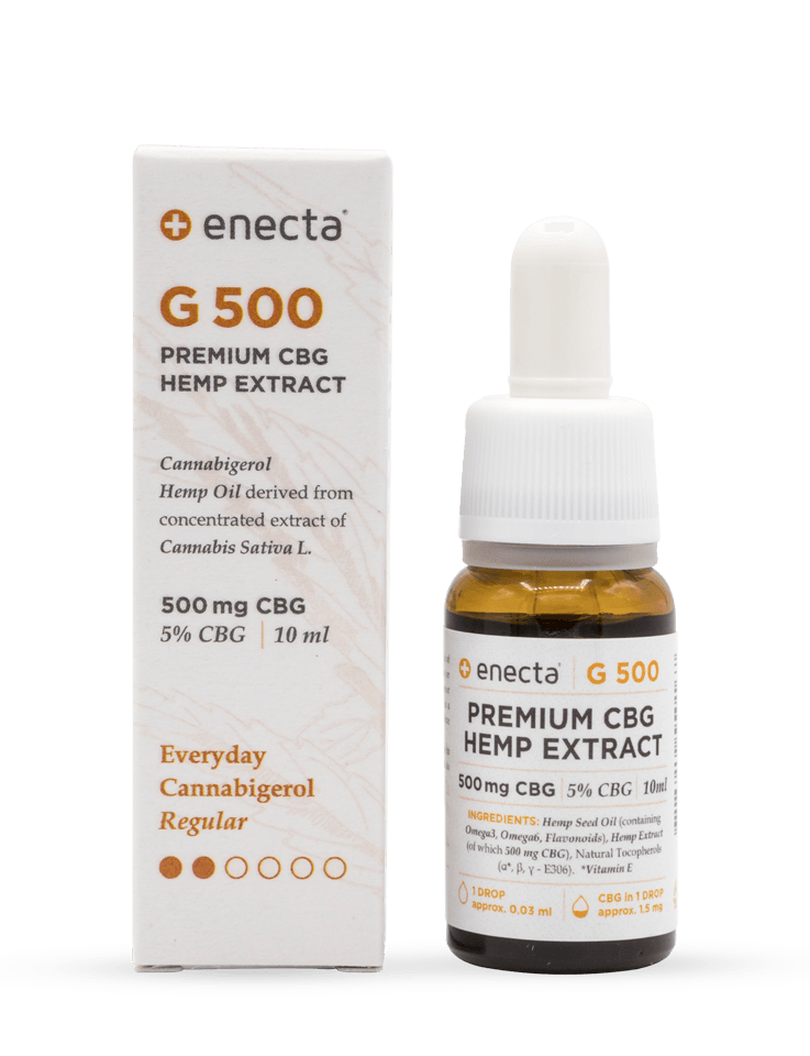 Olio di CBG 5% - 500mg - Enecta.it